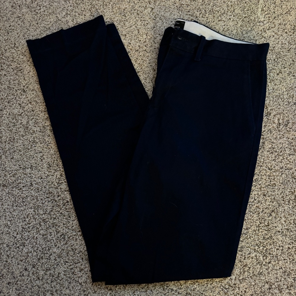 J Crew 770™ Straight Fit Stretch Chino Pants Navy Men's 29